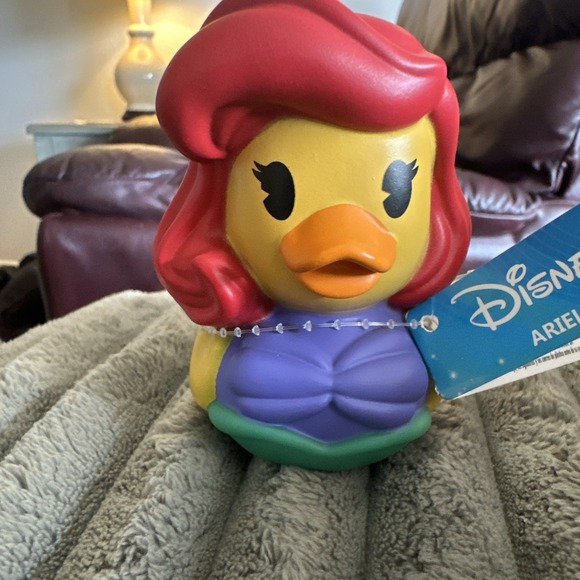 Little‎ Mermaid Ariel Disney Princess Character Rubber Duck Ducks Jeep Duckie - Picture 7 of 8